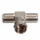 F-Type 2 Way Splitter Combiner TV Virgin Cable Adapter Sky Satellite Freeview 6