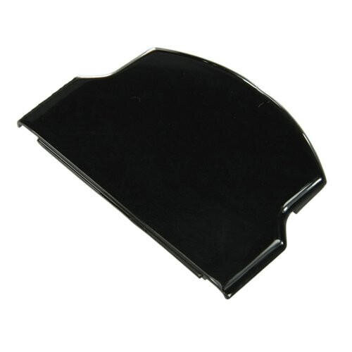 Battery Door Plastic Back Cover Cover Shell Replacement For PSP BLACK