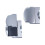 Battery Door Plastic Back Cover Cover Shell Replacement For PSP Silver 2