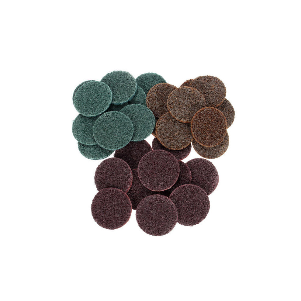 30Pcs 2 Inch Roloc Roll Lock Surface Conditioning Fine Medium Coarse Sanding Discs 6901722562583
