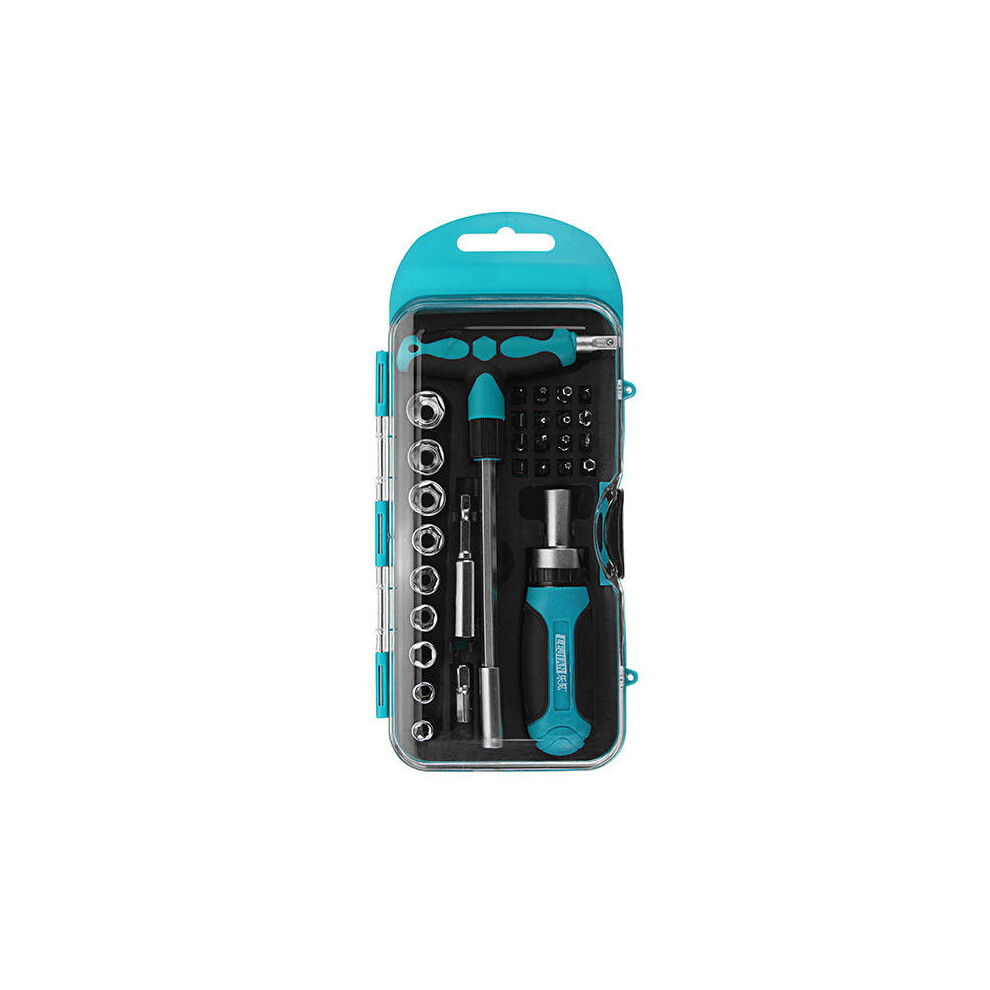 29Pcs Socket Wrench And Ratchet Screwdriver Set Motorcycle Repair Multifunction Hand Tools 5202984937937