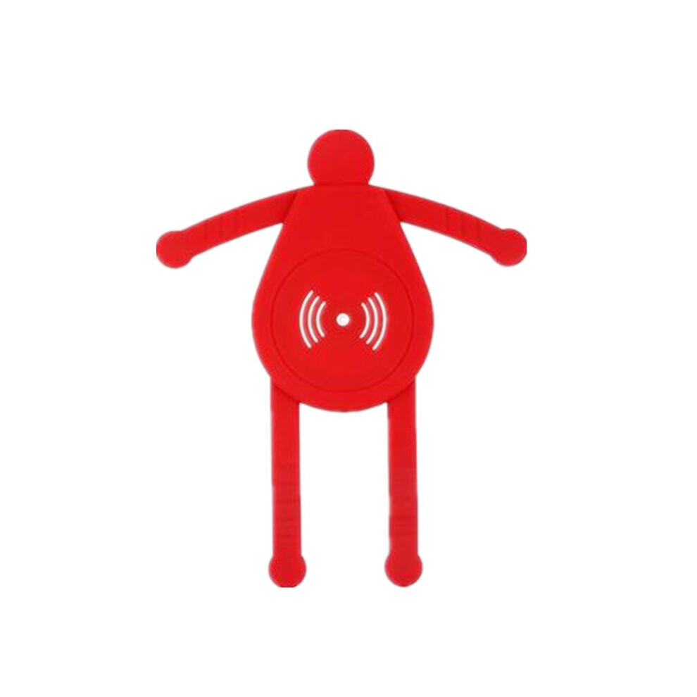 Bakeey Flexible Silicone Qi Wireless Charger Car Mount Holder For Samsung S8 S9 Note 8 Red 6901722578393
