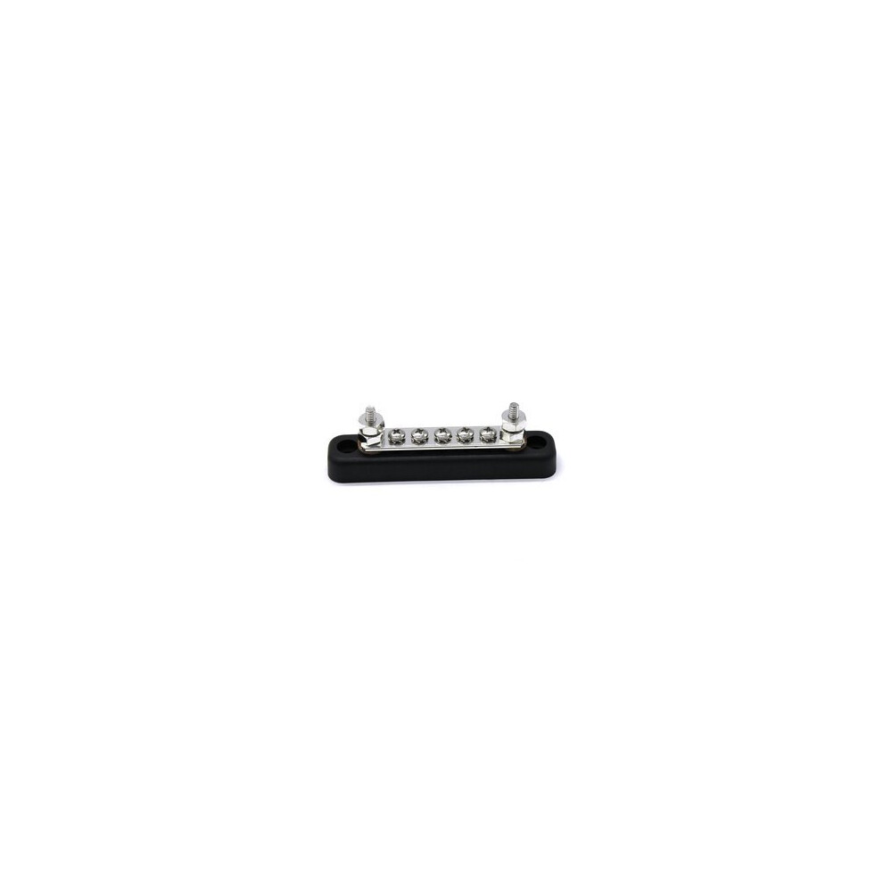 Auto Marine 100A Power Distribution Bus Bar Terminal Block 5 Screw+2 Studs 300V 5202984953326
