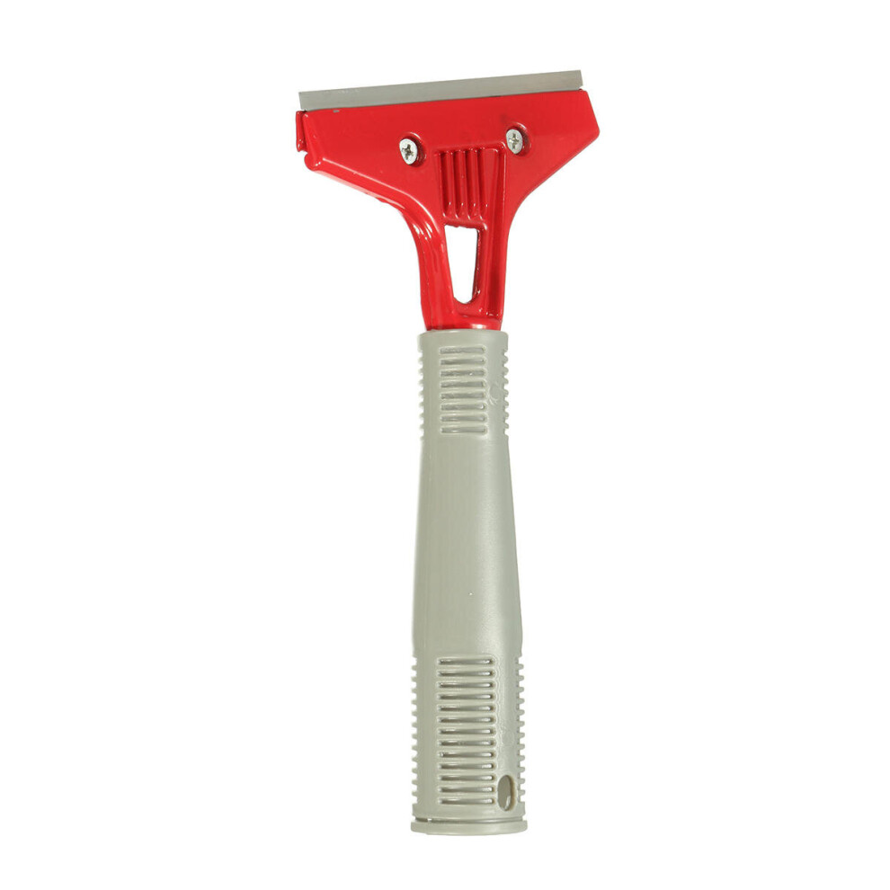 Long Reach Razor Blade Scraper Extended Handle & 10Pcs Spare Blades Label Gasket 840079087591