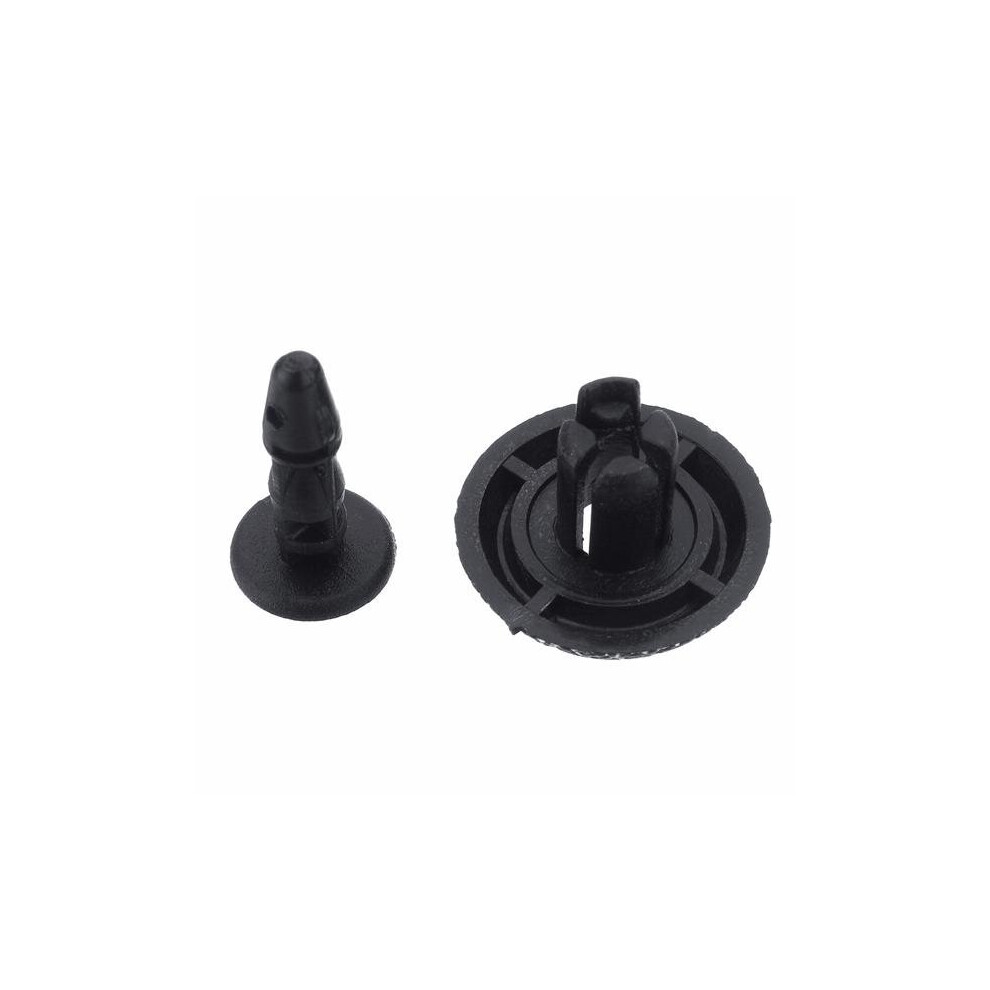 10X 7Mm Nylon Bumper Clip Grille Push-Type Retainer For Toyota Light 5202984933106