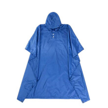 3 in 1 Raincoat Waterproof Backpack Cover Outdoor Awning Camping Mini Tarp Sun Shelter BLUE COLOR