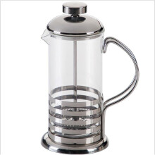 Tasse à café à piston en acier inoxydable 600ml Cafetière Filtre à thé