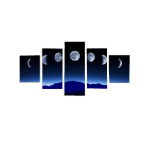 5  Cascade Lunar Annual Variation  Canvas Wall Painting Picture Home Decoration Without Fram