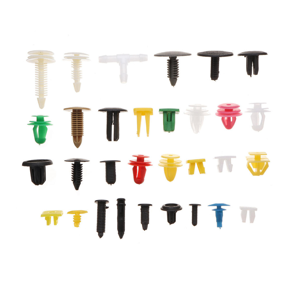 1000Pcs Mixed Car Door Bumper Fenders Fastener Retainer Rivet Push Pin Clips 8651939566703