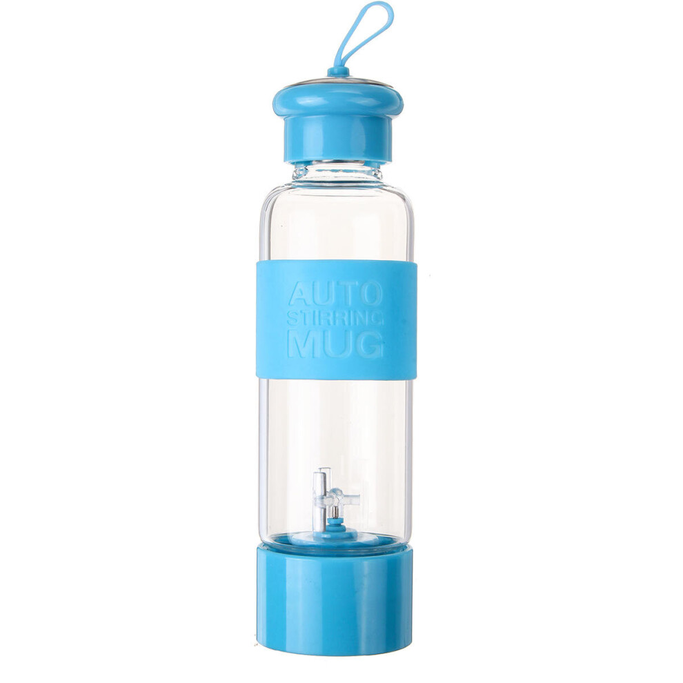 Outdoor Camping Portable 450ML Electric Blender Juicer Fruit Mixer Machine Smoothie Maker Bottle BLUE-image-OPC-P79CRZH-NEW