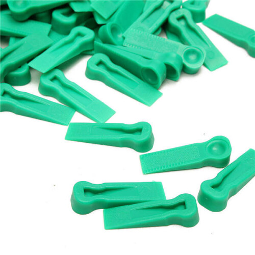 1Bag 100Pcs 6mm White Ceramic Tile Tiling Accessibility Spacer Plastic Clip 2