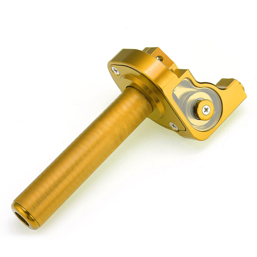 22Mm 7/8" Throttle Twist Grip Handlebar Anodized Cnc Aluminum Dirt Pit Bike For Yamaha Yz100 Yz125 Yz250 Color Gold 5202984938033