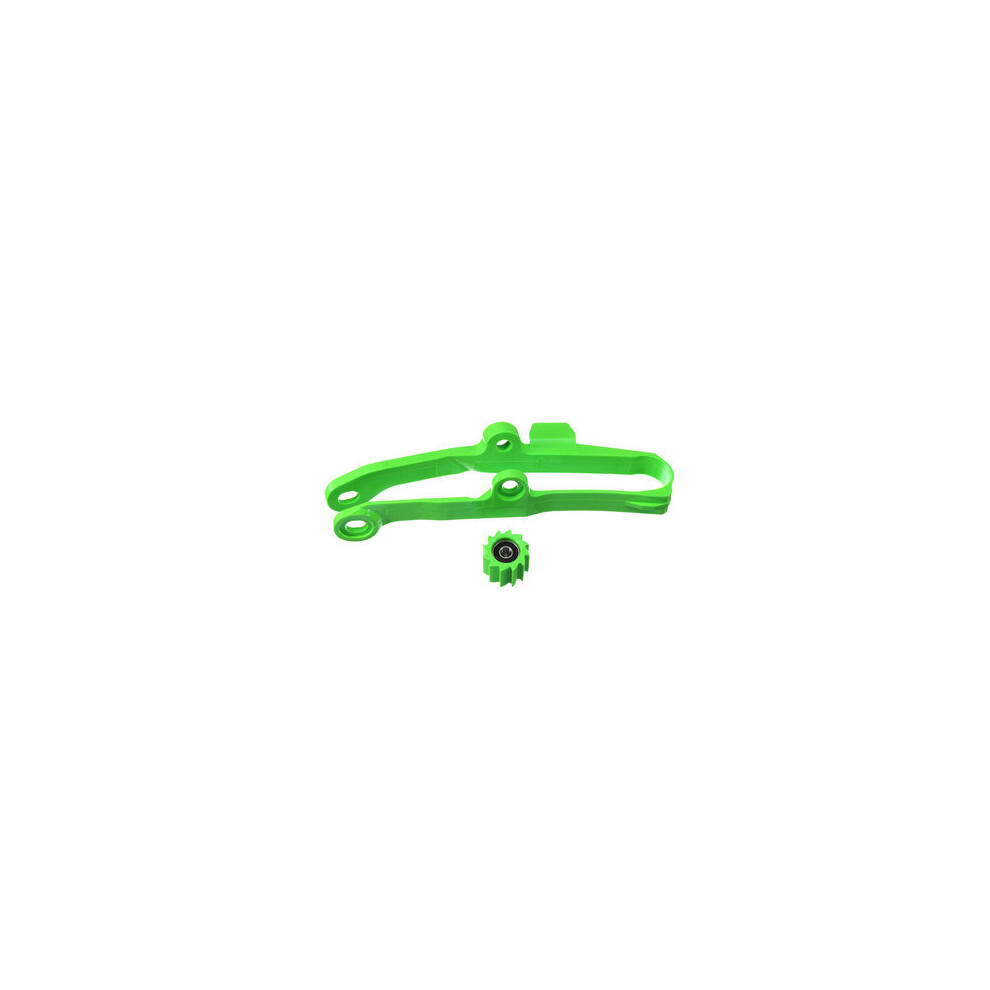 Chain Slider With Lower Roller For Kawasaki Kx250f 06-16 Kx450f 06-15 Green 5202984935148