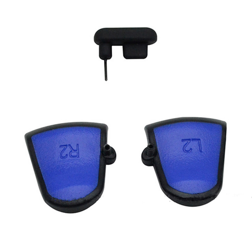 Replacement L2 R2 Triggers Buttons Skidproof Adjustable Triggers For Playstation 4 Ps4 For Dualshock 4 Gamepad Blue 4151093613618