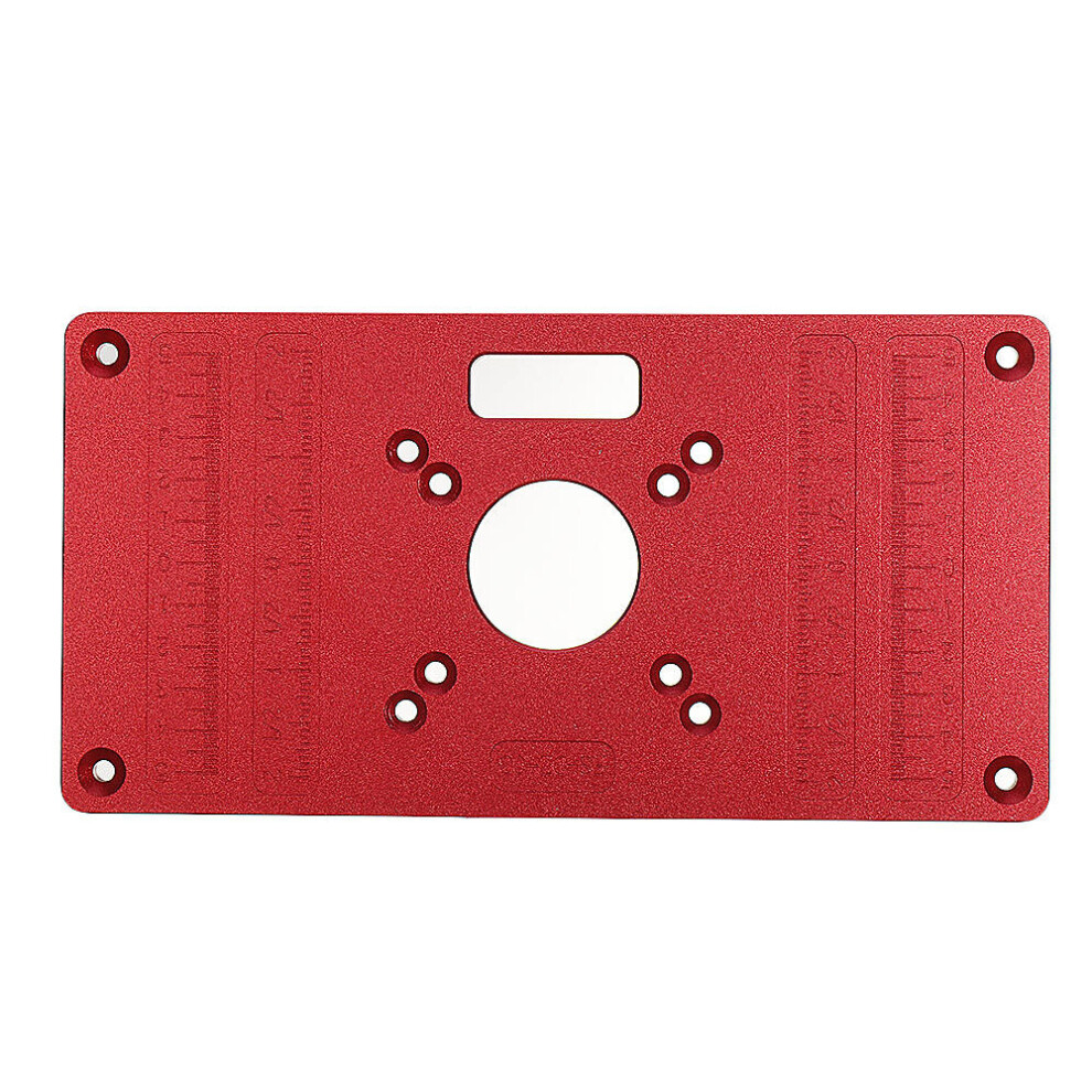 Woodworking 235X120mm Aluminum Alloy Router Table Insert Plate Mounting Base Plate For Rt0700c Worx 6901722570298