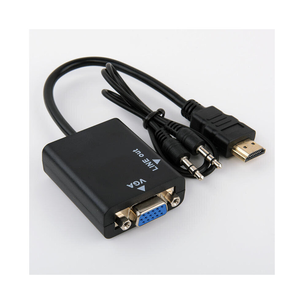 1080P High-Definition Multimedia Interface To Vga Adapter Digital To Analog Convertor Video Cable For Xbox Ps3 Hdtv Pc 840079128775