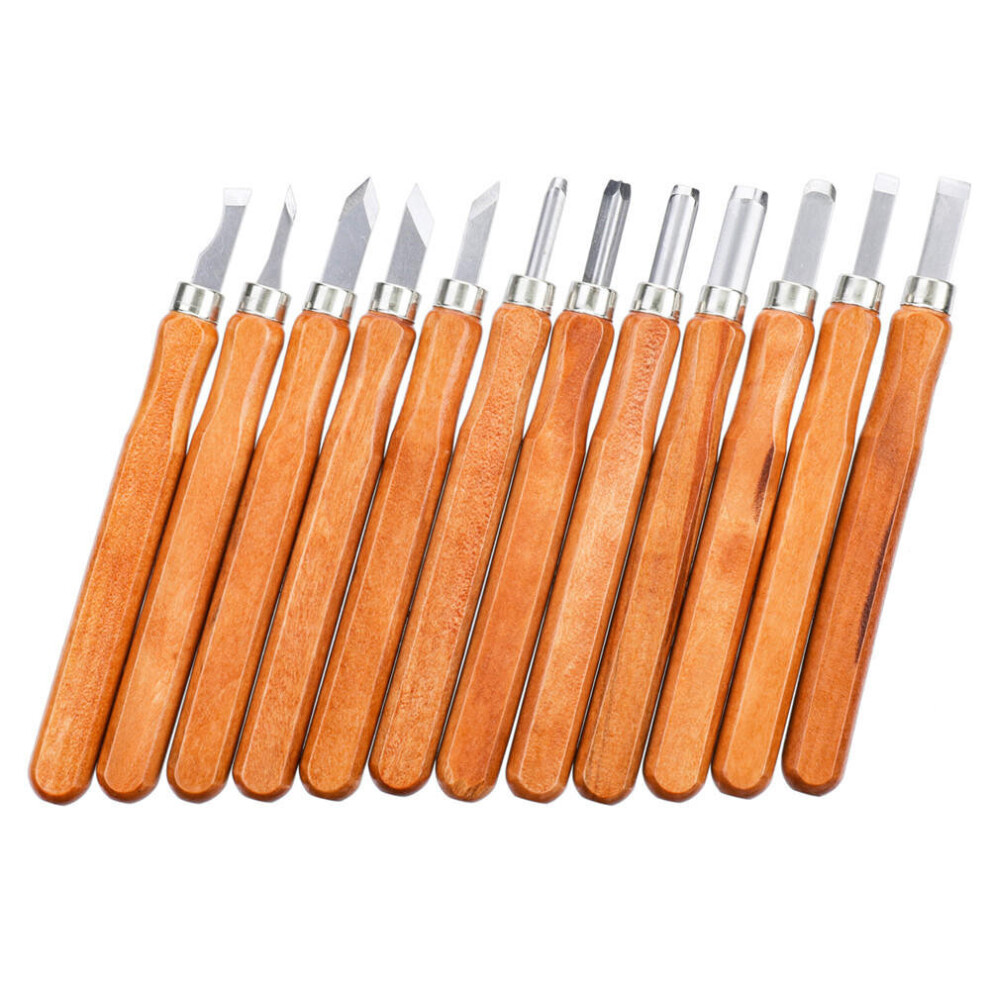 1Set Engraving Carving Cutter Wood Carving Tool with Whetstone for Handmade DIY Art Craft Tools Kit