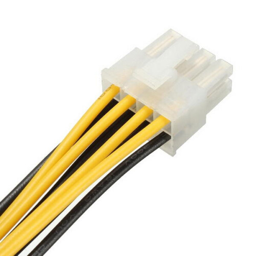PC Motherboard 8 Pins Power Extension Power Adapter Cable Lead Wire 2