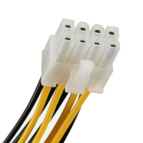 PC Motherboard 8 Pins Power Extension Power Adapter Cable Lead Wire 1