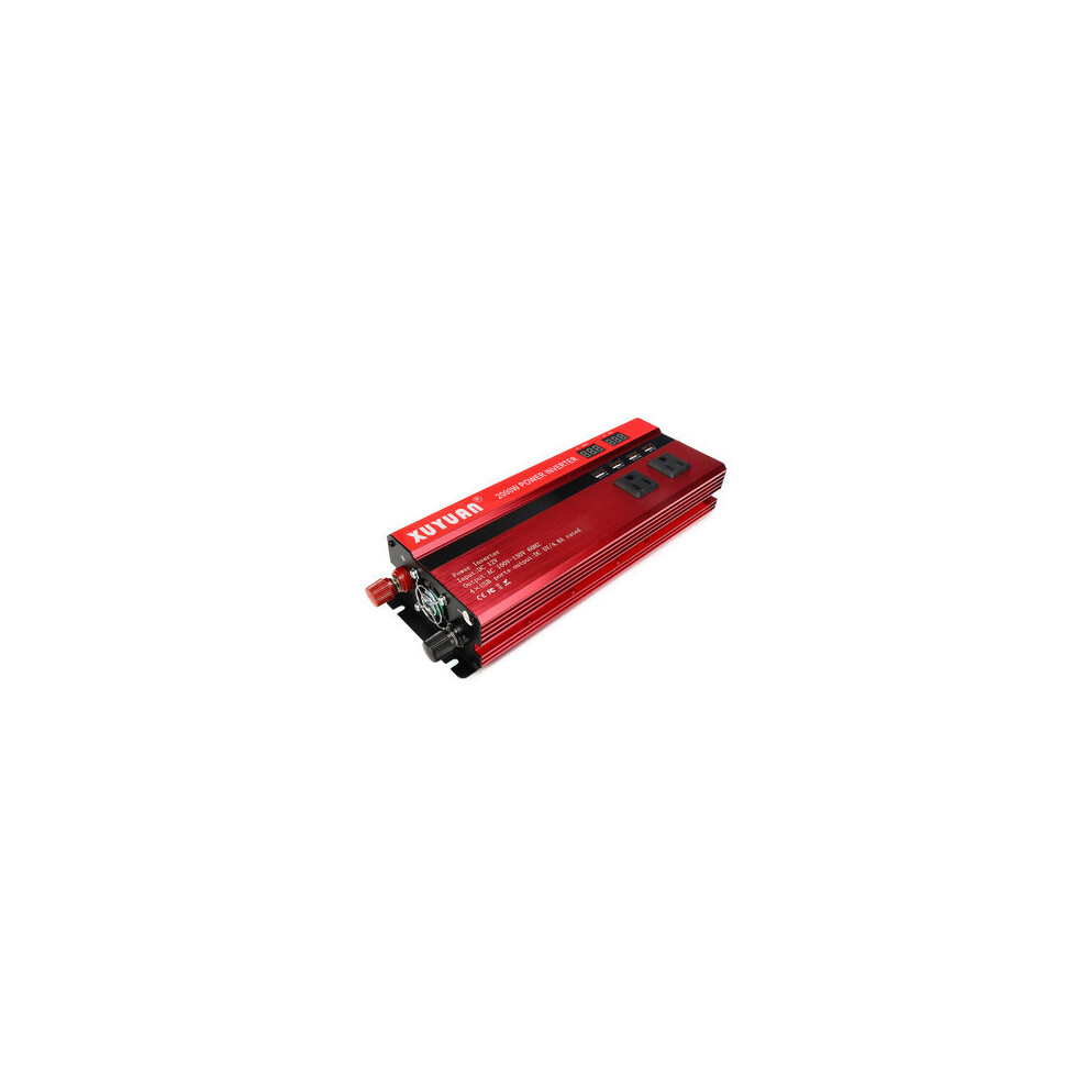 2000W Dc 12V To Ac 110V Inverter 4Usb 2 Ac Outlets Solar Inverter Led Modified Sine Wave 814730370476