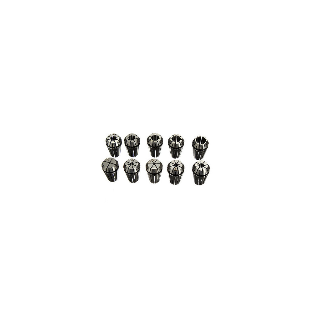 Er16 10Pcs Spring Collet Set For Cnc Milling Lathe Tool 814730381229