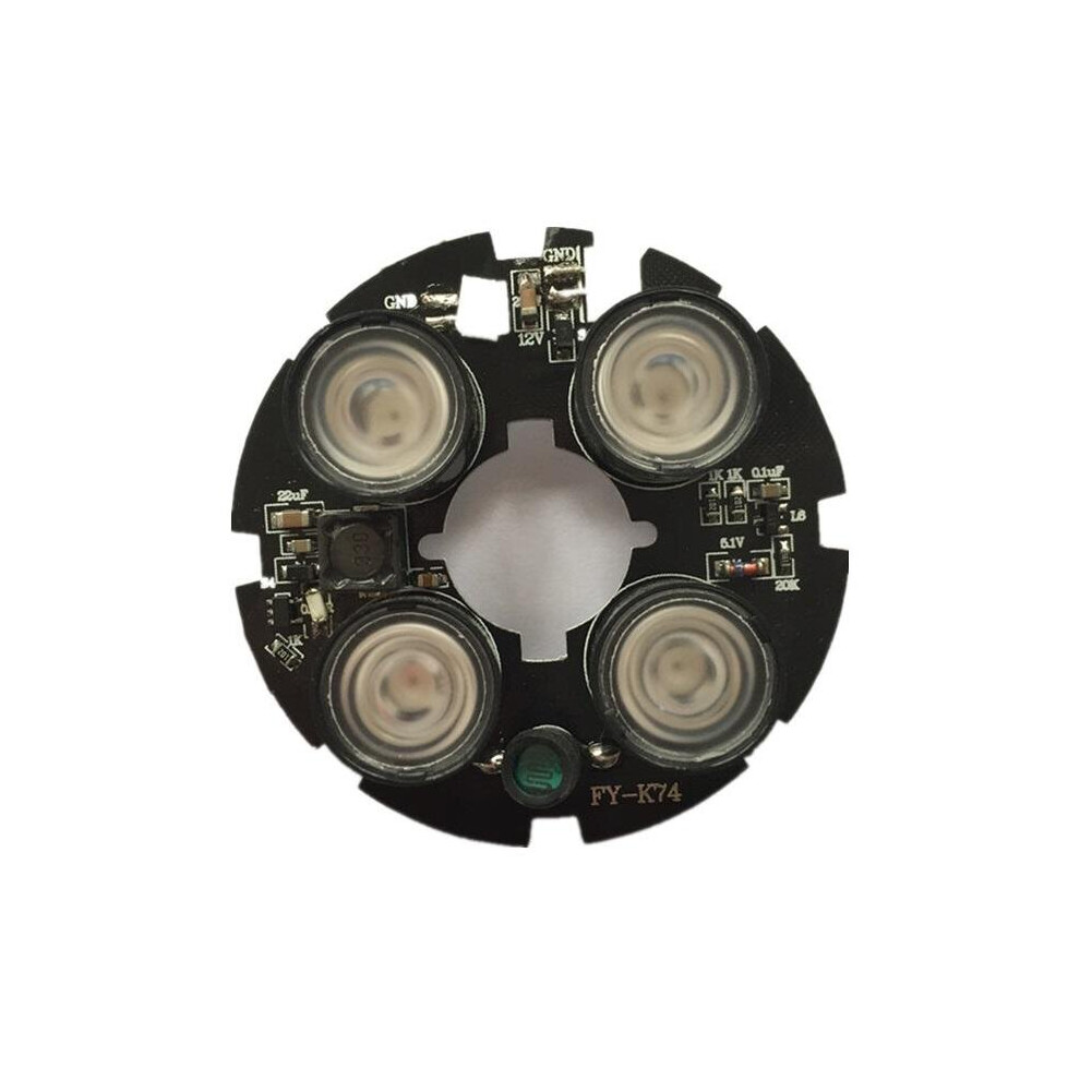 4Pcs Led 850Nm Ir Lights 75 Bullet Camera Conch Hemisphere Camera Infrared Illuminator Board 4151093603442