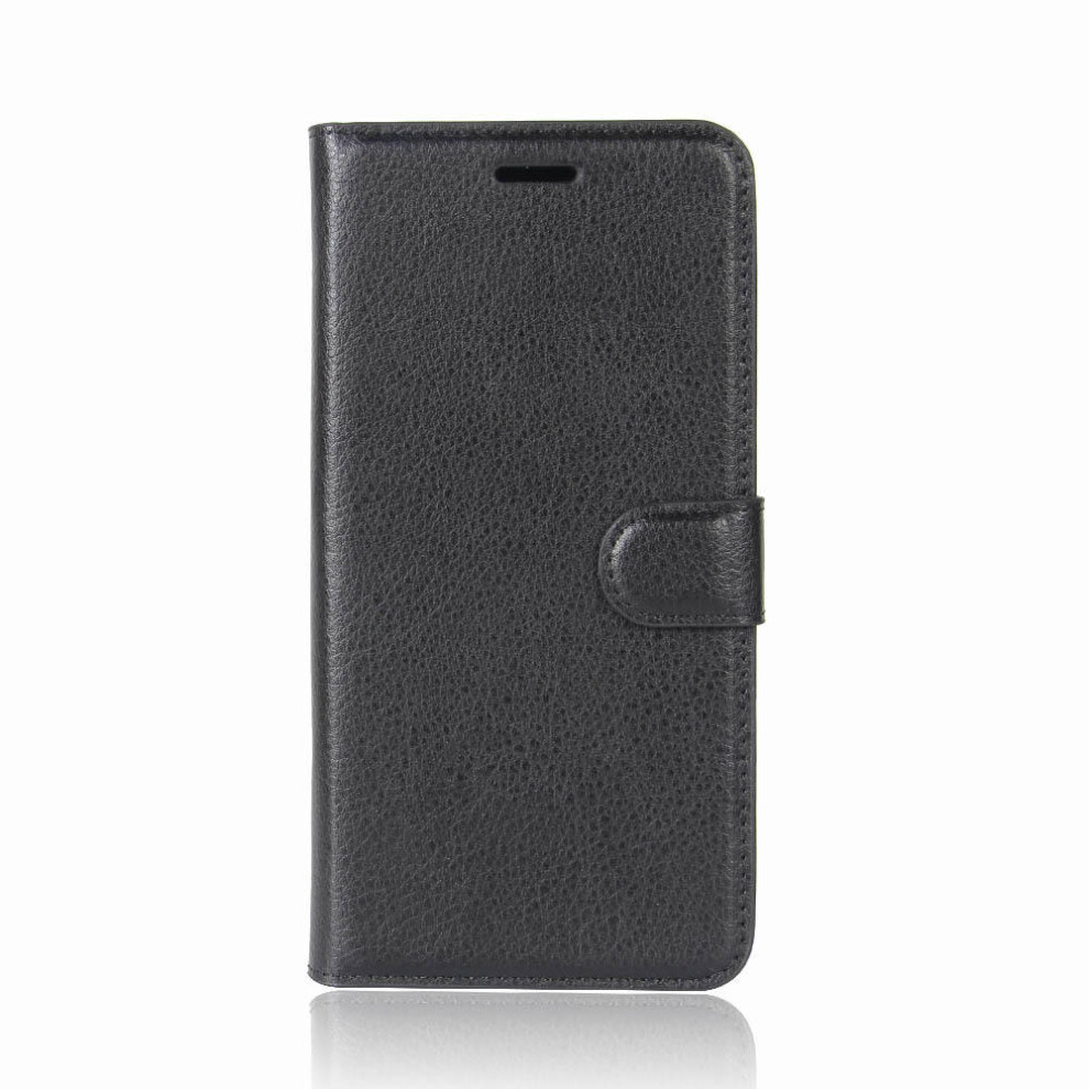 Flip Litchi Pattern Pu Leather Wallet Card Slot Stand Case For Doogee Mix 2 Color Black 6901722578683