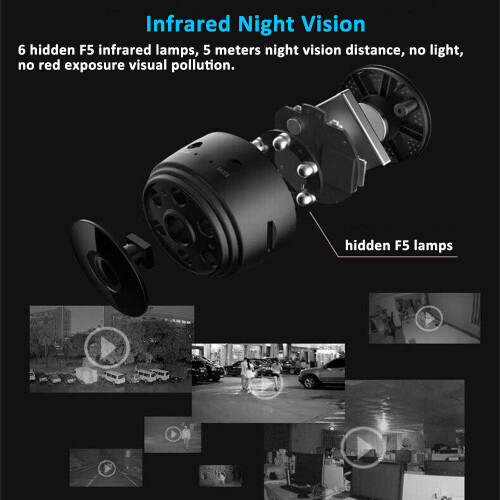 1080P HD μίνι ασύρματη WIFI IP κάμερα DVR νυχτερινής όρασης οικιακής ασφάλειας 1