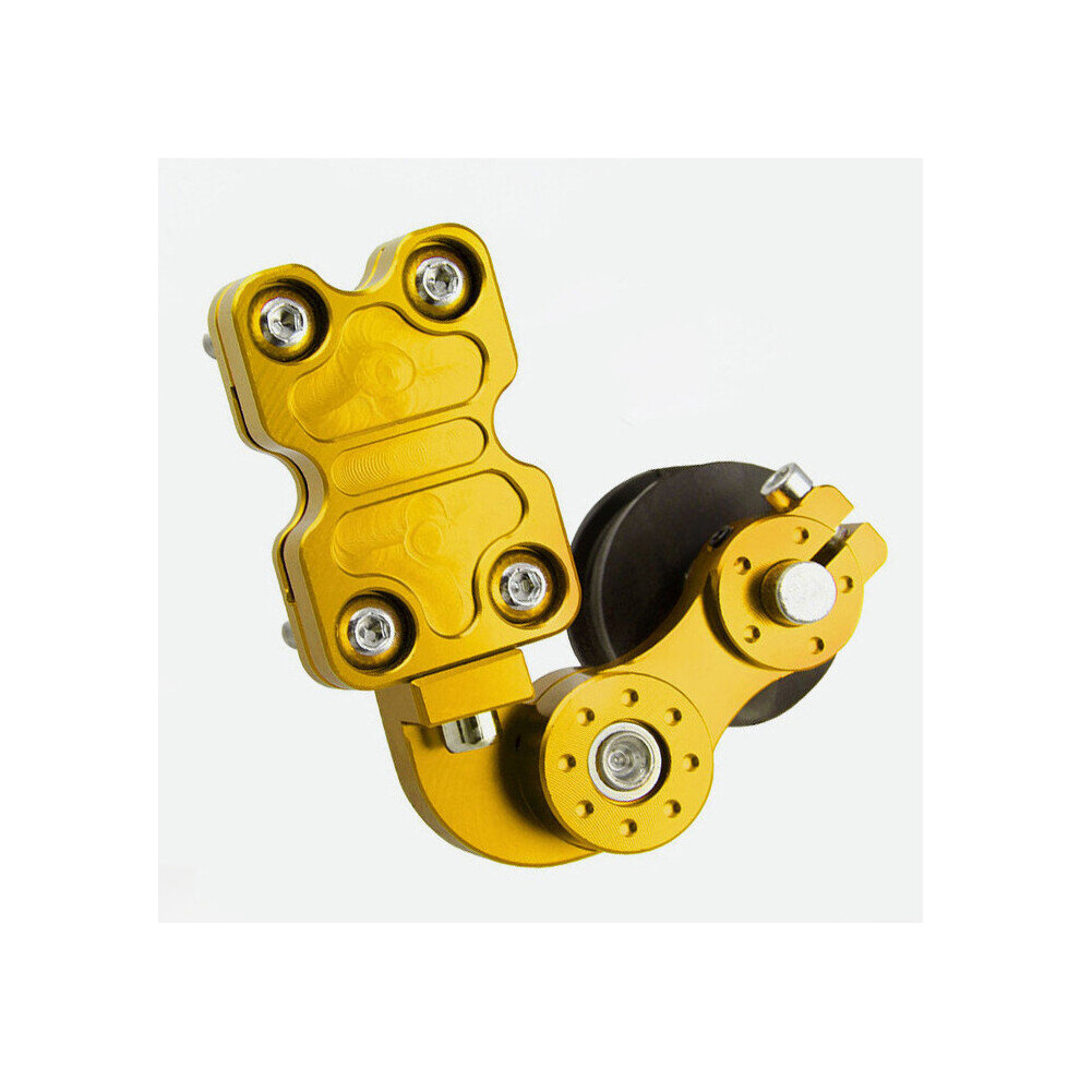 Motorcycle Chain Tensioner Dirt Bike Bicycle Single Speed Converter Aluminium Colour Gold 5202984939610