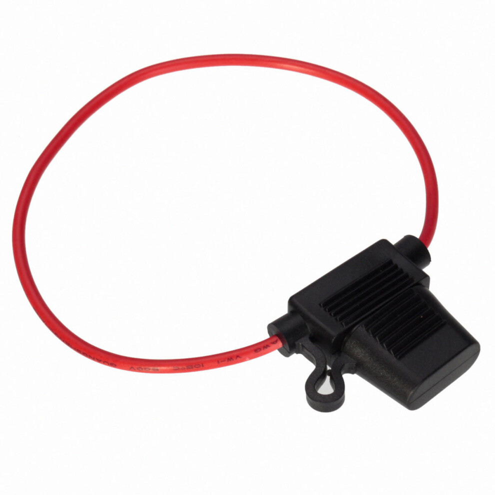5Pcs In Line Standard Blade Fuse Holder Splash Proof For 12V 30A Fuses Car Bike 8651959789168