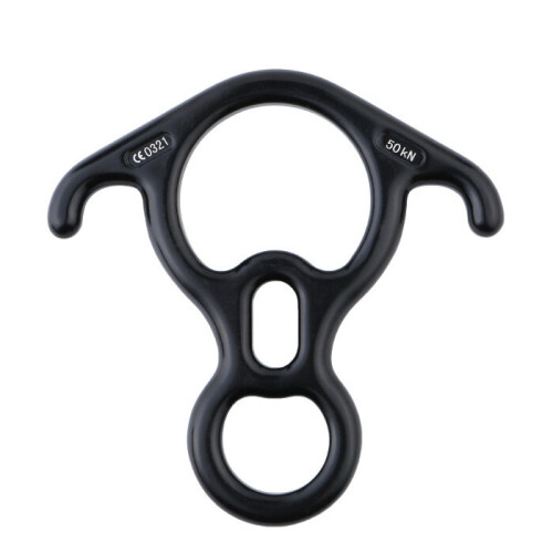 Aluminum Alloy Climbing Descender Rappelling Belay Device Tool