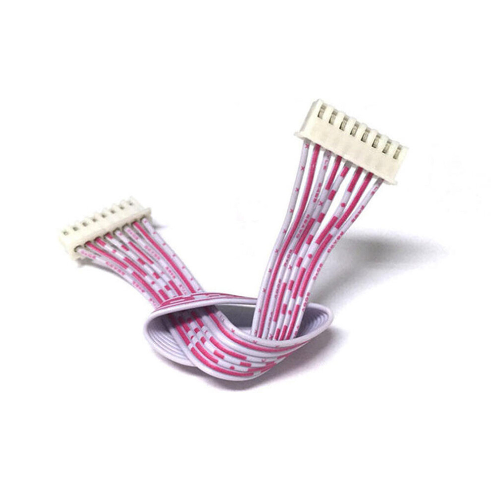 20Pcs 8Pin 2.54Mm Pitch Female To Female Jst Connector Plug Cable Wire 20Cm White/Pink 814730368039