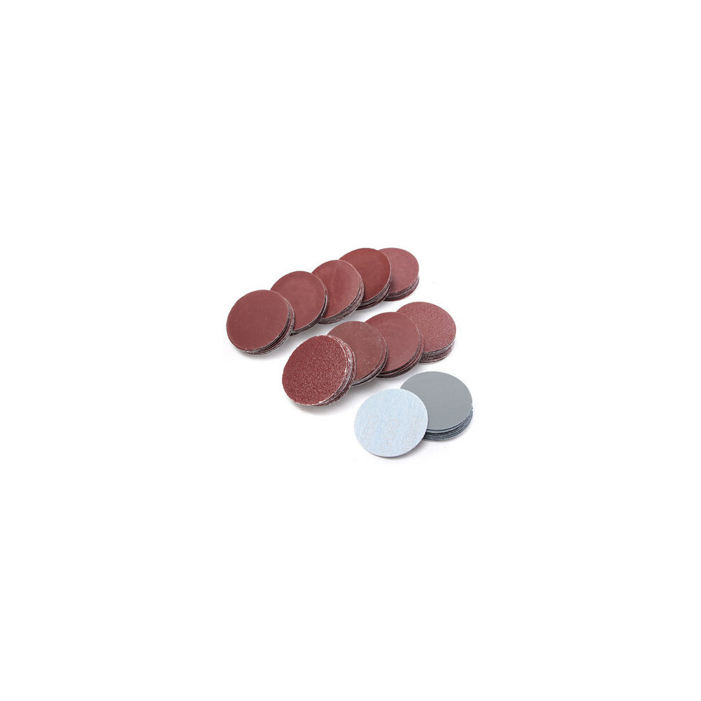 100Pcs 50Mm Sanding Discs 80-3000 Mixed Grit Sander Sandpaper Polishing Pads 8651961789255