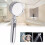 Bathroom Bath Round Handheld Shower Head Boost High Pressure w/ On Off Switch 8