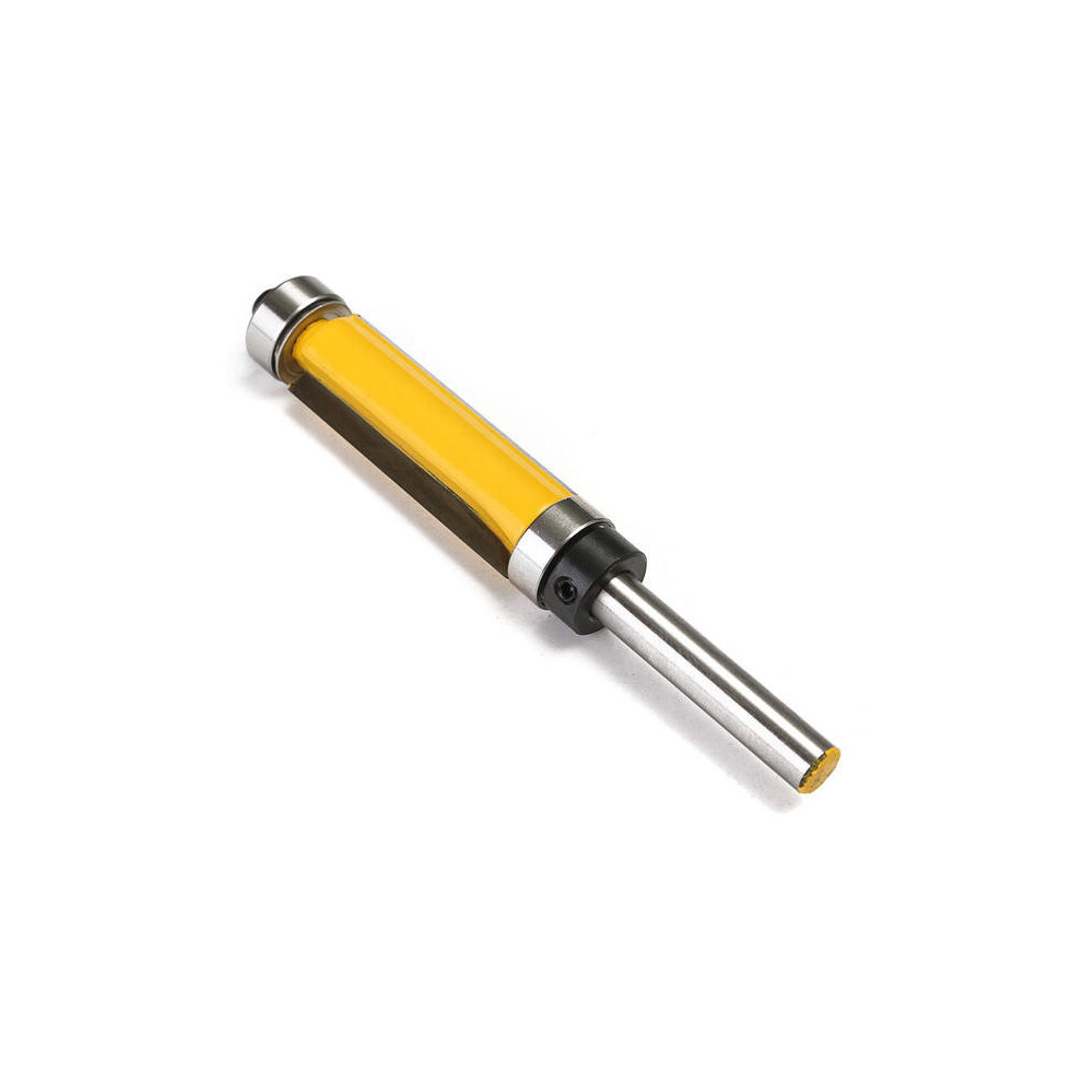2Pcs 1/4 Inch Shank Flush Trim Router Bit Woodworking Tool Top With Bottom Bearing 8651962789674