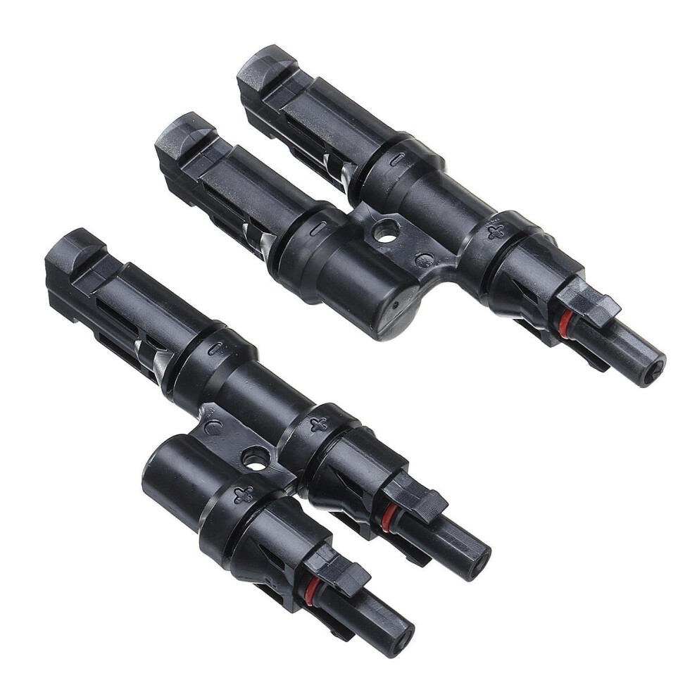1 Pair Mc4 Male & Female T Type Cable Connectors Solar Panel Photovoltaic Connectors 6901722580273