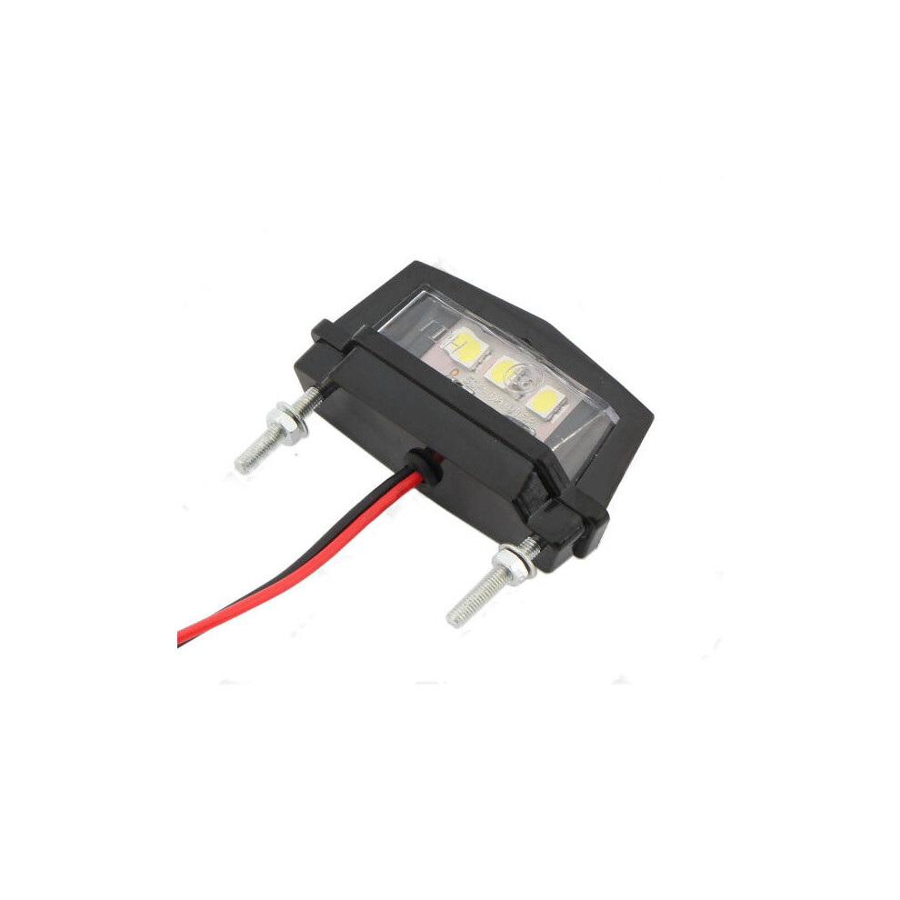 12V Motorcycle Led License Plate For Honda/Kawasaki/Yamaha/Suzuki Light 840079321411