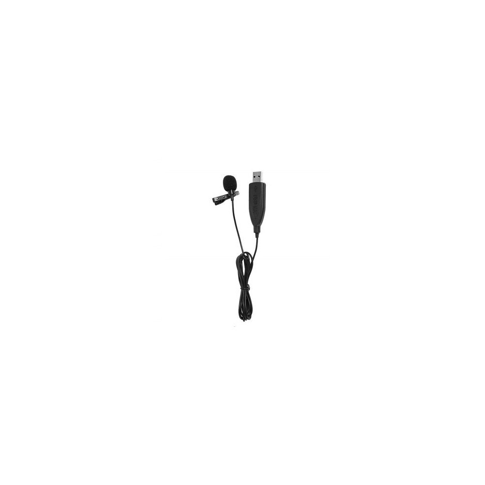 1.5M Usb Lavalier Lapel Microphone Omnidirectional Mic For Computer Mobile Phone Live Broadcast Webcast Plug And Play 4151093687282