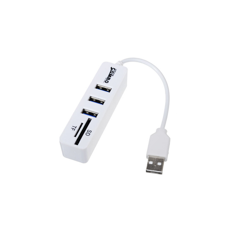 Hy-617 Mini Usb 2.0 Hub With Sd/Tf Card Reader Function 7082497831681