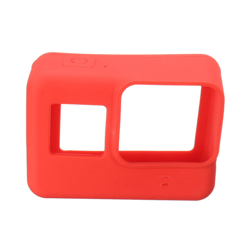 Soft Silicone Housing Case Protective Cover And Lens Cap For Gopro Hero 5 Camera Red 4151093612512