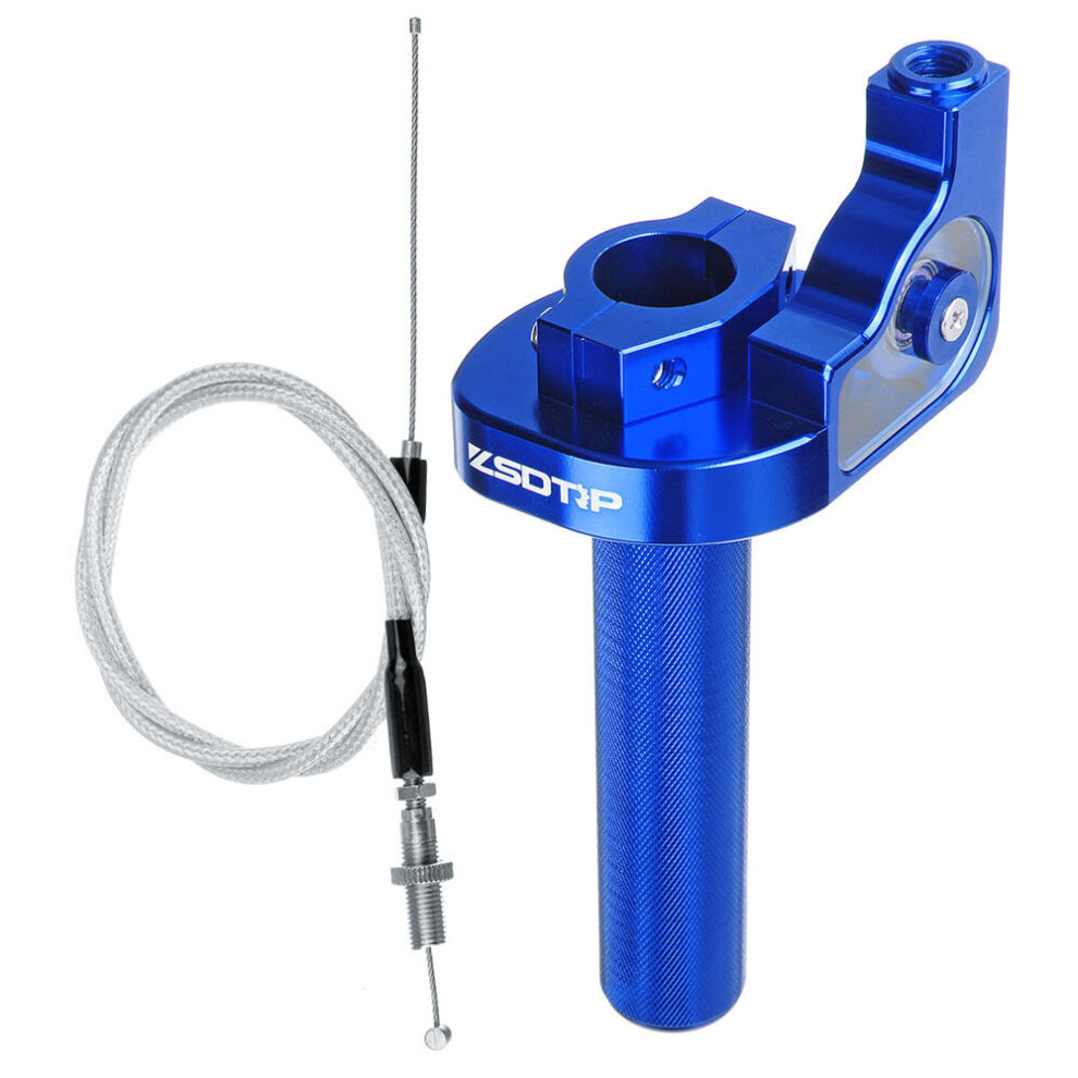 22Mm Motorcycle Throttle Grip Quick Twister+Cable Irbis 125 250 Crf50 70 110 Dirt Bike Pitbike Color Blue 4191026515336