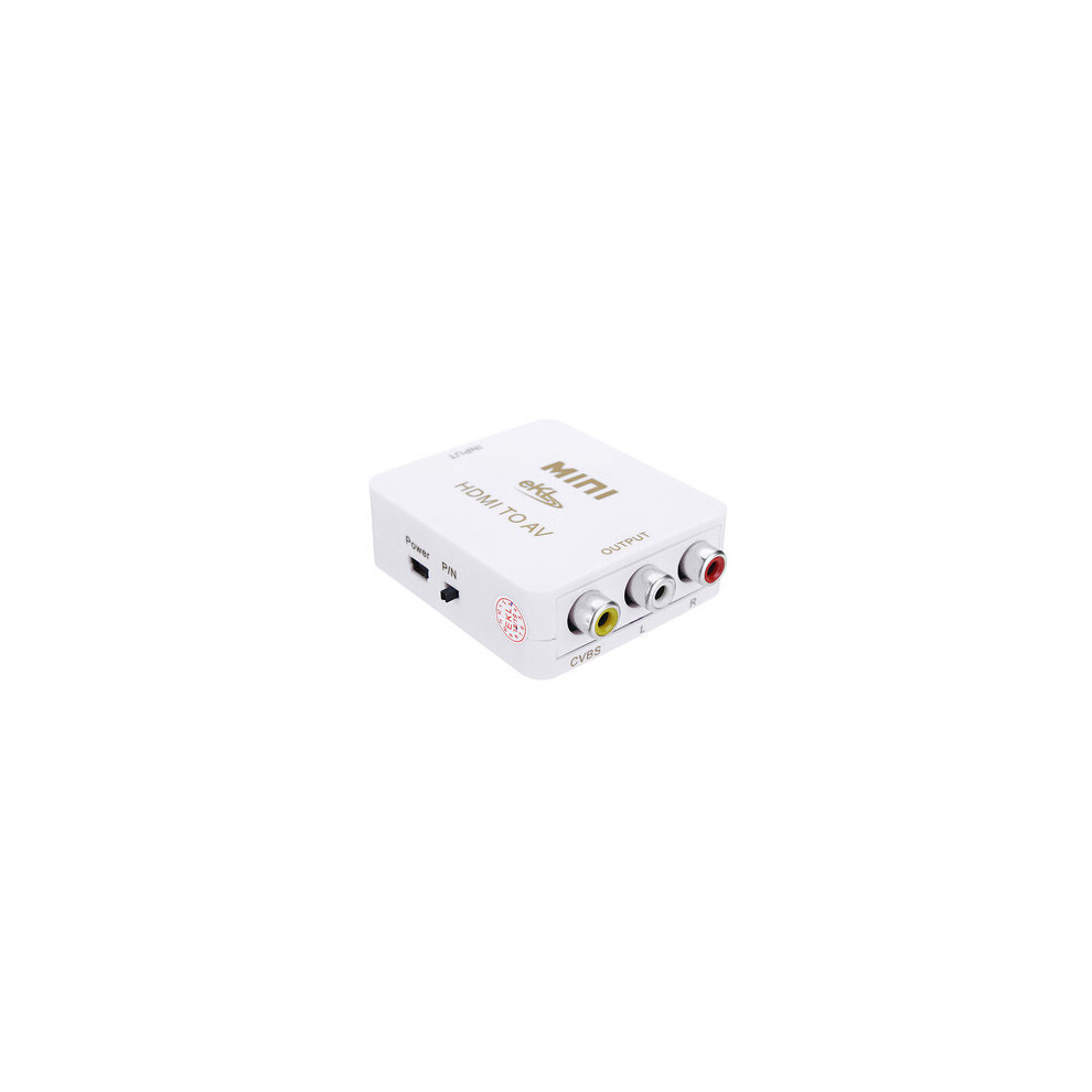 1080P Hdmi To Av Cabs Rca Video Adapter Converter For Av Hdta Projectors 840079129352