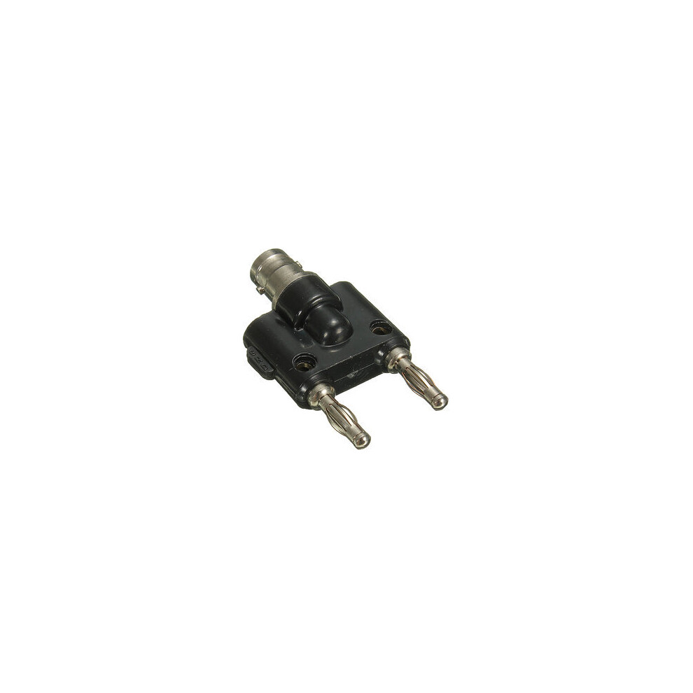 2 Pcsadapter Bnc Female Jack To Two Dual Banana Binding Male Connector 814730368534