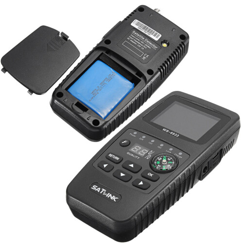 WS-6933 DVB-S2 FTA Digital Satellite Finder Meter LCD Flashlight 2
