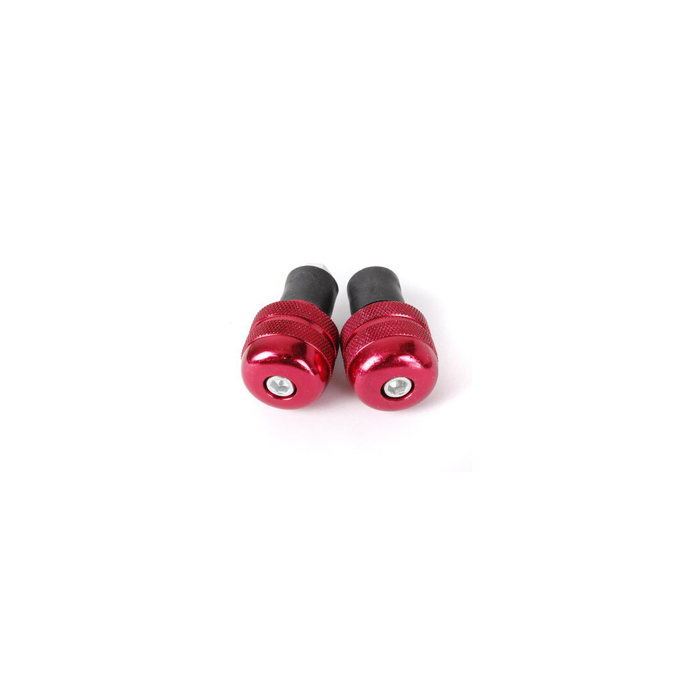 Two Pair 22Mm Motorcycle Round Handlebar End Weight Balance Plug Red 840079087201