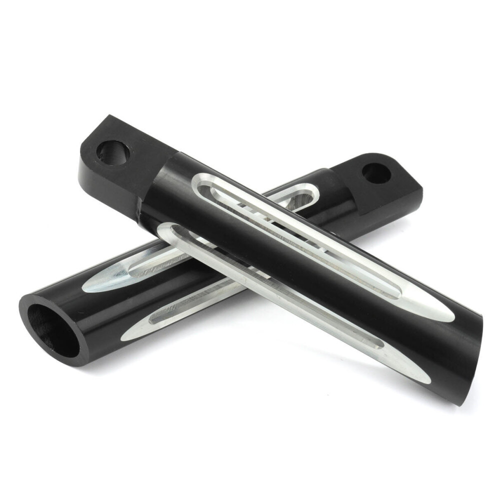 Aluminum Foot Pegs Footrest For Harley-Davidson Black 5202984940906