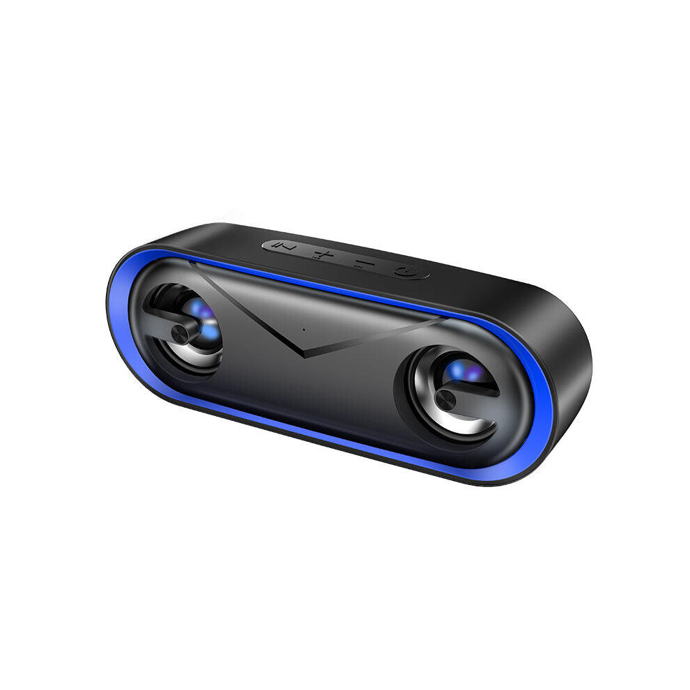 Colorful Led Bass Speaker Wireless Bluetooth 5.0 Speaker Fm Radio Flash Drive Tf Card Subwoofer Light 6901722552324