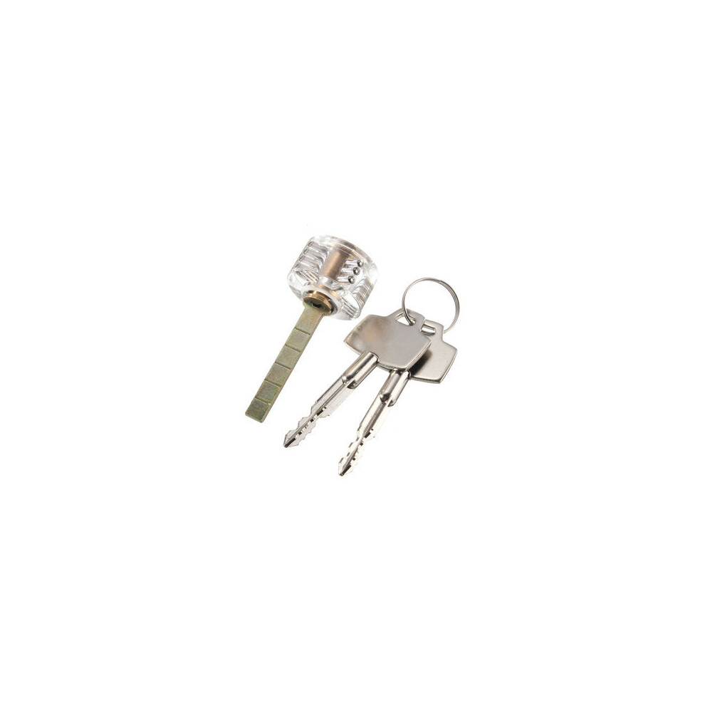 Pick Visable Padlock Transparent Cross Lock For Locksmith Practice Training Skill Lock Picks Tools 840079352910