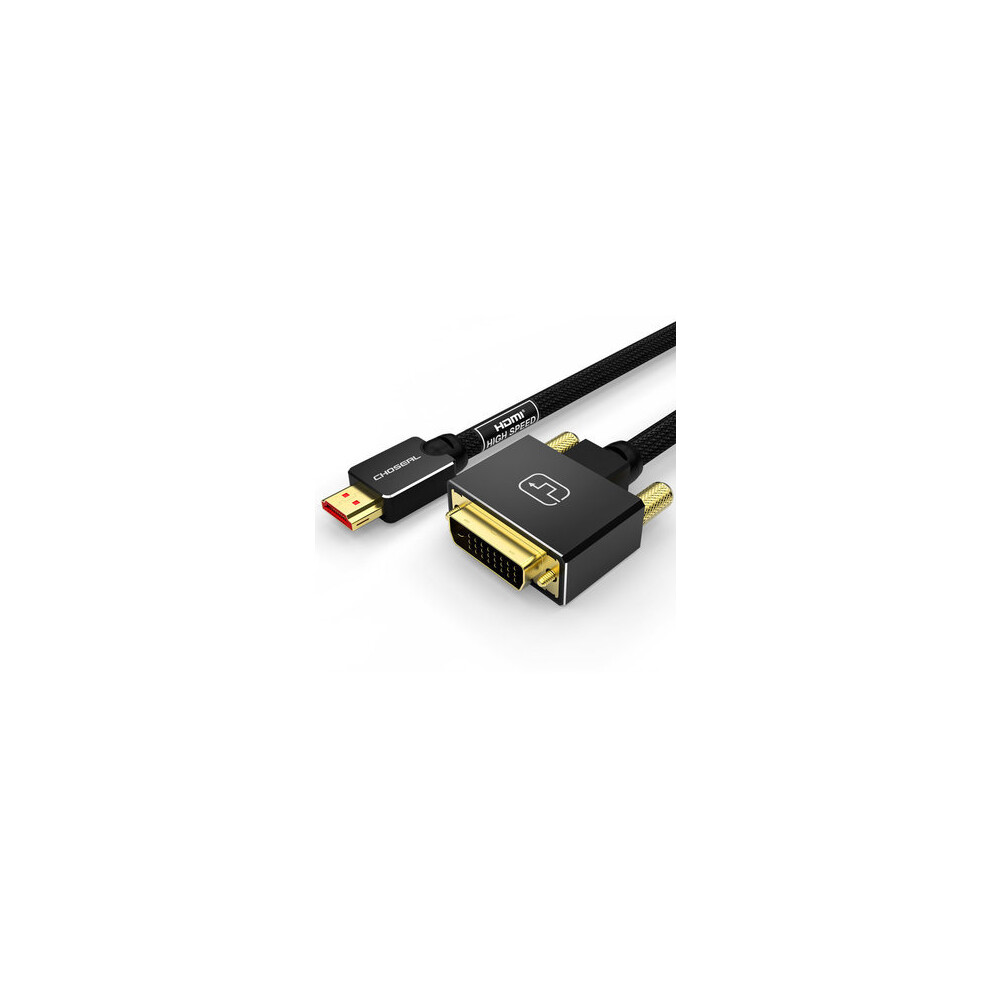 HDMI To DVI Cable DVI 24+1 Pin Adapter 4K 1080P Bi-directional DVI D Male to HDMI Male Converter Cable HDMI Cable for LCD DVD HDTV