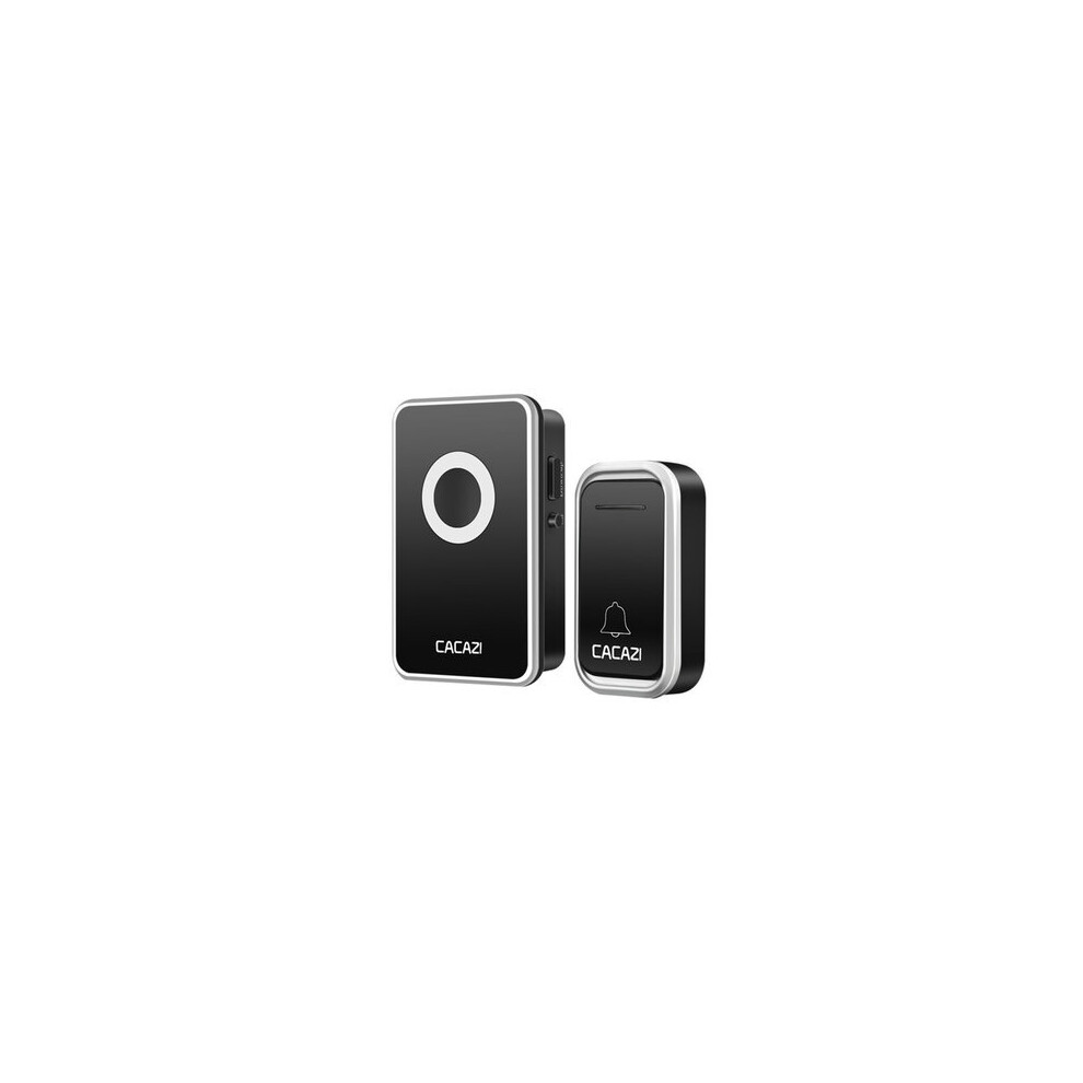 Wireless Doorbell 300M Waterproof Door Bell Ac 110-220V 80Db 1 Emitter 1 Receiver No Battery 4151093698585